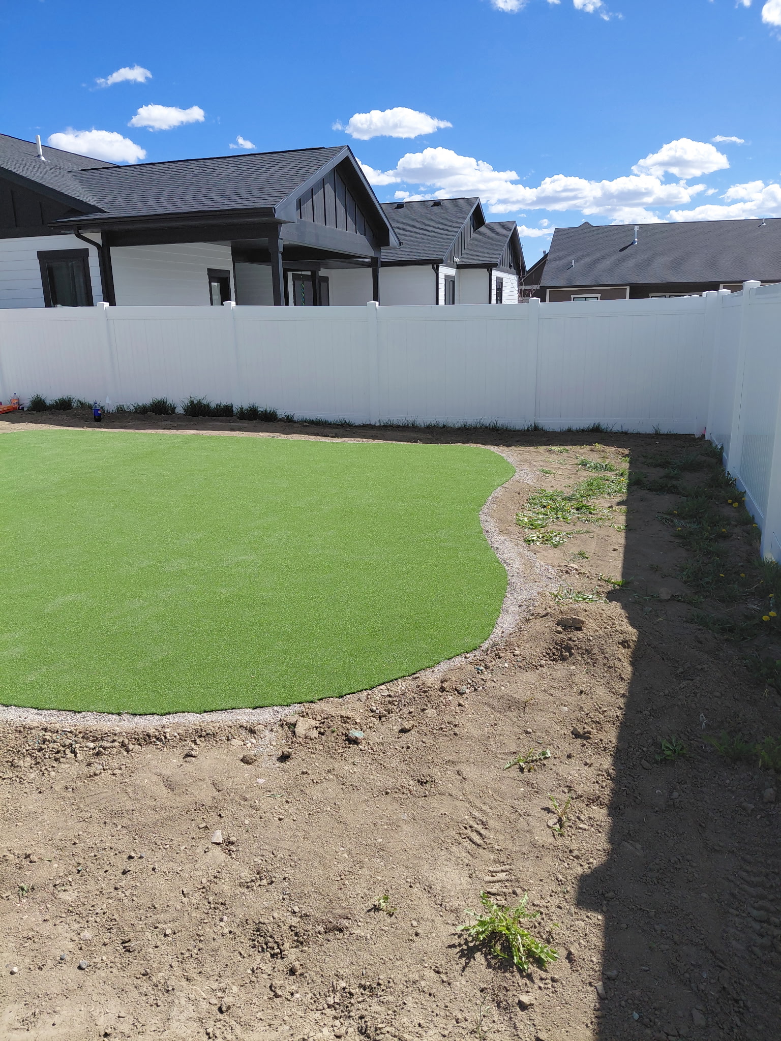 Synthetic turf backyard Billings MT